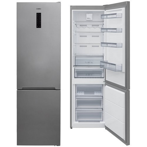 FRIGO COMBI BRU EC 2020 MCEDI INOX 202X60X60